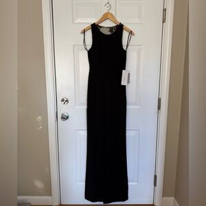 Love by Theia - Black Romper with floral sequin details on back
